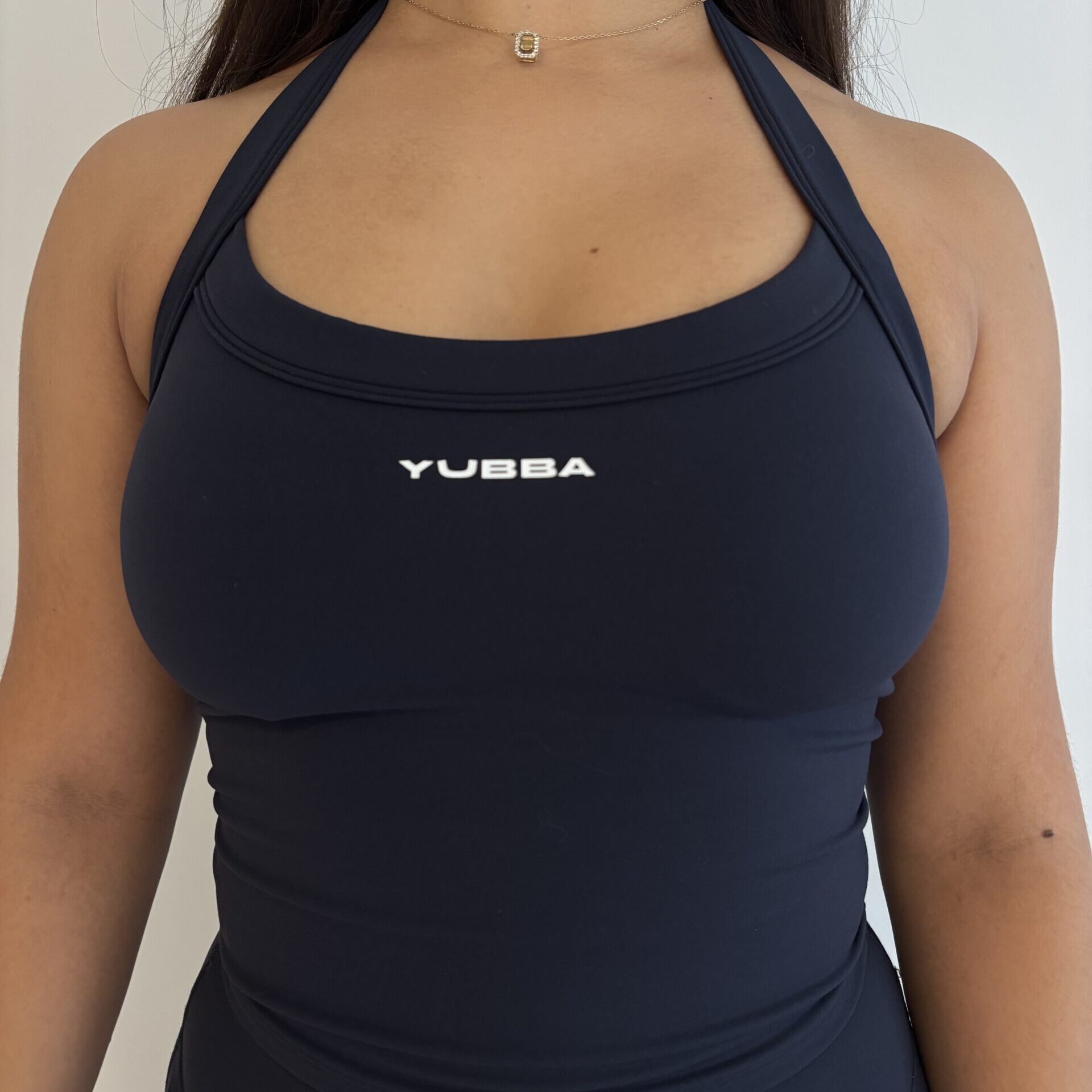Navy sport top camisole de sport